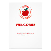 Back to School, Books and Apple Personalized Invites