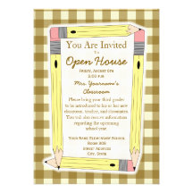 Back To School Open House Invitation