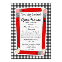 Back To School Open House Invitation