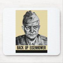 Back Up Eisenhower -- World War II Mousepads