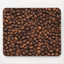 Background Of Coffee Beans Mouse Pads