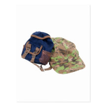 BackpackHat062509 Post Card