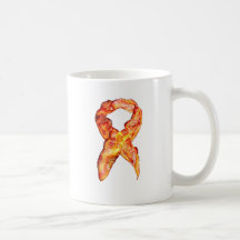 Bacon Awareness Ribbon Mugs