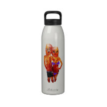 Bacon Couple Water Bottle