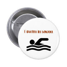 Bacon Swimmer Button