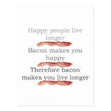 baconlogicwithbacon post card