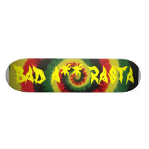 bad a** rasta, skate board