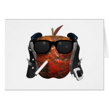Bad Apple Greeting Cards