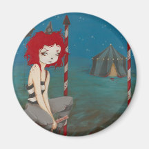 Bad Clown goth horror Magnet