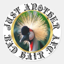 Bad hair day! sticker