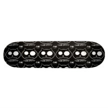 Bad Kitty Skulls Skateboard
