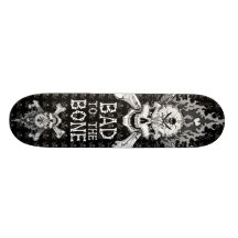 Bad to the Bone B/W Skate Boards