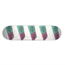 Bads as Ba Barium and Ds Darmstadtium Skate Decks