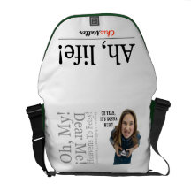 Bag: Oh yeah. It's Gonna Hurt. Courier Bag