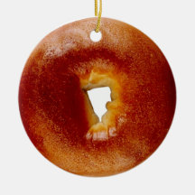 Bagel Christmas Tree Ornament