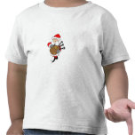 Bagpipe Santa T Shirts
