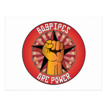 Bagpipes Are Power Postcards