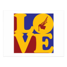 Bagpipes Love Post Cards