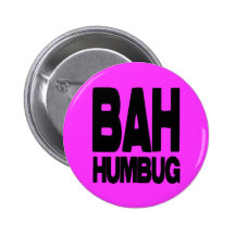 Bah humbug speldbutton