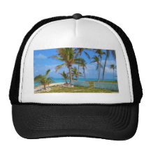 Bahamian Palms Mesh Hat