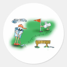 Bailout Open - Golf Sticker