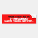 Bailout Outrage Bumper sticker