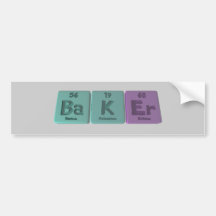 Baker-Ba-K-Er-Barium-Potassium-Erbium.png Bumper Sticker