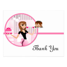 Baker/Bakery/Pastry Chef 3 Postcards