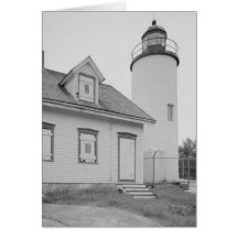 Baker Island Lighthouse Greeting Card