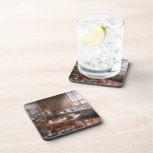 Baker - Kitchen - The commercial bakery Drink Coasters