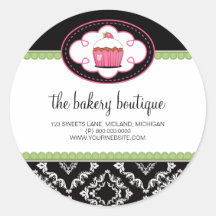 Bakery Boutique Business Stickers