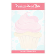 Bakery Cupcake Stationary Stationery Paper