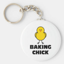 Baking Chick Key Chain