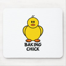 Baking Chick Mouse Pad