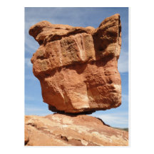 balancing rock post cards