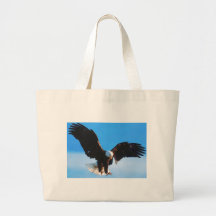 Bald American Eagle Canvas Bags