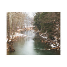 Bald Eagle Creek Stretched Canvas Print
