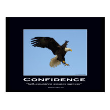 Bald Eagle Motivational Gifts Postcard