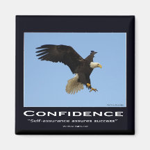 Bald Eagle Motivational Gifts Refrigerator Magnet