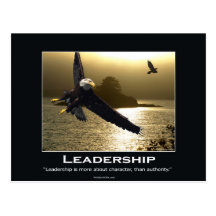 Bald Eagle Motivational Postcard