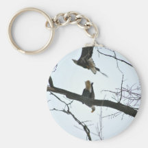 bald eagles keychains