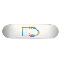 Bald Ghost (CMY) Skateboard Deck