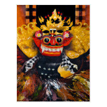 Balinese Barong Postcard