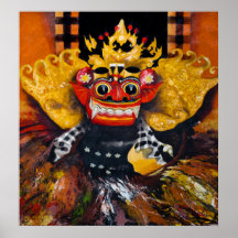 Balinese Barong Poster