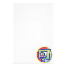 Ball and Backboard Stationery