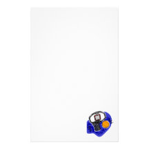 Ball and basket personalised stationery