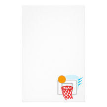 Ball & Backboard Stationery Design