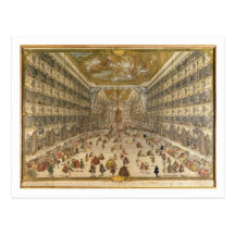 Ball in honour of the birth of the Archduke Pietro Postcard