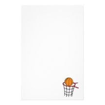 Ball in old metal basket customised stationery