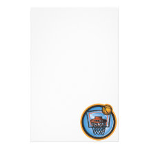 Ball over Basket Stationery Paper